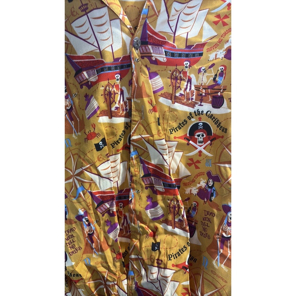 Disney WonderGround Gallery Pirates of the Caribbean Shag Camp Shirt